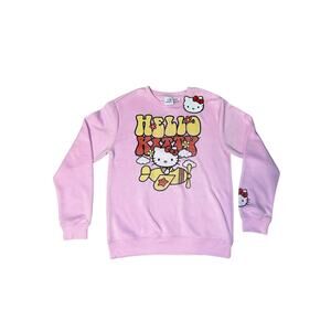 Hello Kitty Pink Crewneck Sweatshirt Size small NWT
